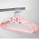 thumbnail image 1 of Perchas de plástico con lazo de amor rosa y corazón de niña, antideslizantes, para dormitorio de estudiantes, para colgar ropa, 1 of 6
