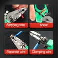 thumbnail image 3 of YiJuHui 1pcs Professional Mini Multi-Tool Stripper – Precision Wire Stripper Crimper Cutter for Electricians, DIY, On-The-Go Repairs, Compact Toolkit Use, 3 of 6