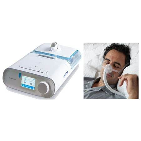 Bundle Deal: DreamStation Auto CPAP Machine (DSX500H11) and WISP Nasal Mask Fit-Pack (1094050) by Philips Respironics (No