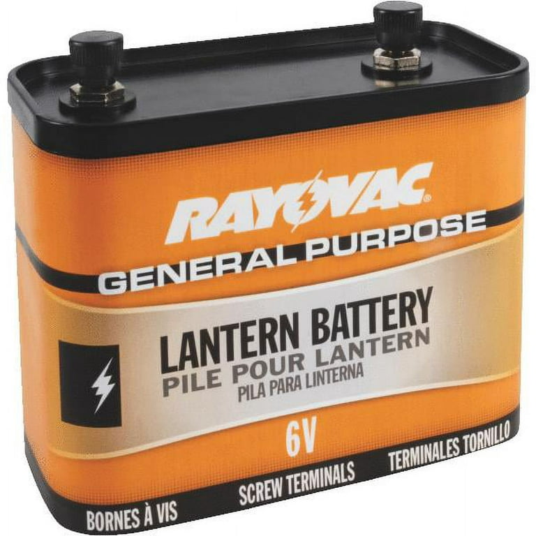 Rayovac Lantern, Metal, Battery, 75 lm, 6V, Krypton 301K-A