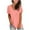 Pink, variant on Chbgutlmr Womens Short Sleeve Tops Casual V Neck T Shirts Loose Comfy Basic Tees Shirts with Pockets
