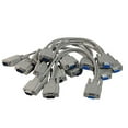 thumbnail image 2 of Your Cable Store 1 Foot 9 Pin Serial Splitter Cable Db9 2 Male / 1 Female Rs232 5 Pack, 2 of 5