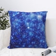 thumbnail image 4 of Wukai Blurred Star Snow Christmas Premium Polyester Fleece Pillow Covers with Hidden Zipper Closure,Luxuriously Soft and Durable-18"x18", 4 of 7