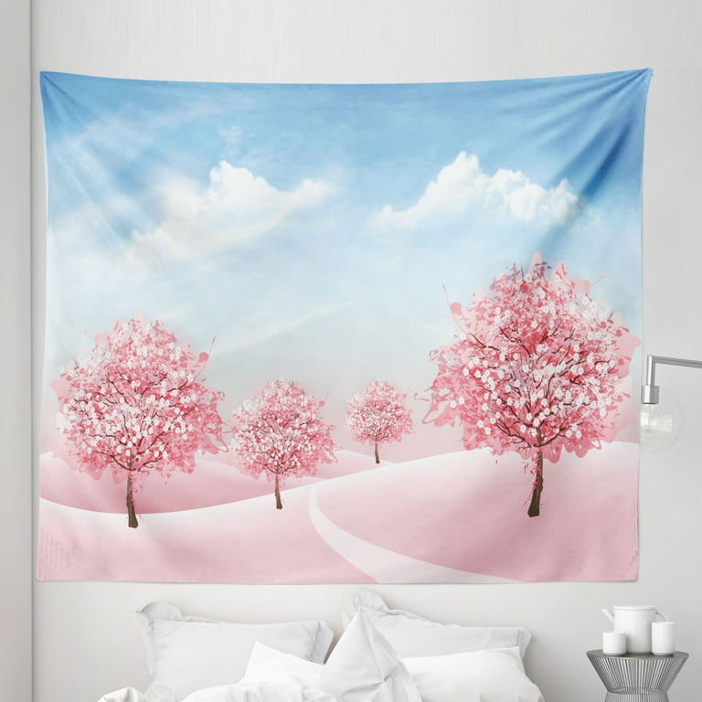 Pastel pink online tapestry