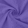 thumbnail image 6 of Vivianyo HD Long Sleeve Dress for Women Women's Fashion Solid Color Short Sleeve Round-Neck Mid-Calf Dress, 6 of 6
