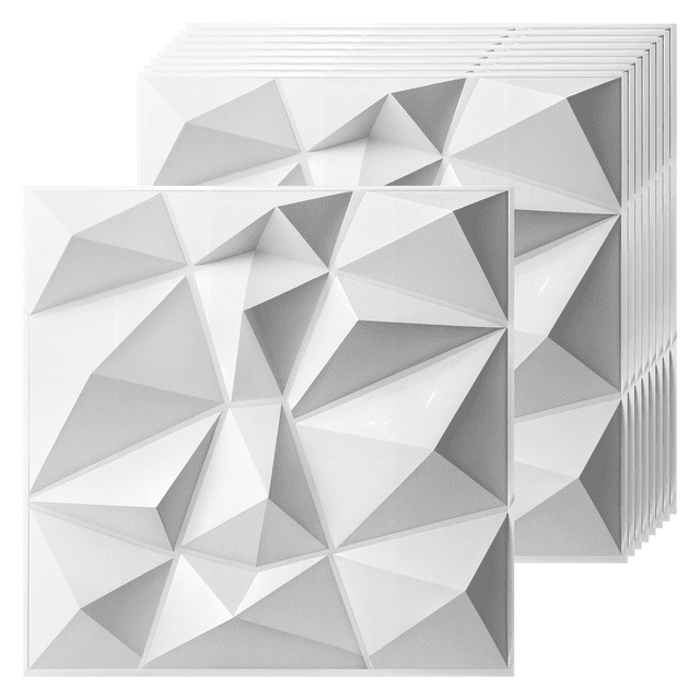 Panel Decorativo Geométrico OKAERI Pared 16pzs Impermeable 3D 30x30