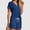 Blue, variant on Nrmvnmi 2PC Summer Saving 2024 Womens Summer Outfits Two Piece 2024 Vacation Beach Sets Casual Linen Square Neck Cropped Tank Top High Waist Shorts Sets For Womens Gifts