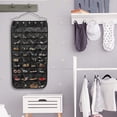 thumbnail image 4 of Double Sided 40 Pockets Hanging Jewelry Organizer with Magic Tape Hooks, 4 of 6