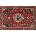 thumbnail image 1 of Ahgly Company Indoor Rectangle Traditional Dark Almond Brown Medallion Area Rugs, 3' x 5', 1 of 6