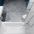 thumbnail image 5 of ANZZI Vensea Series 30 in. by 55 in. Frameless Hinged Tub Door in Chrome, 5 of 10