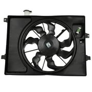 ECCPP Radiator Cooling Fan 621-565 623510 Replacement fit for 2014 2015 2016 2017 for Elantra Coupe GT Kia Forte Koup Forte5