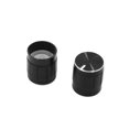 thumbnail image 2 of Unique Bargains 10Pcs 6mm Inner Dia Aluminum Alloy Potentiometer Control Volume Rotary Knob Cap, 2 of 2