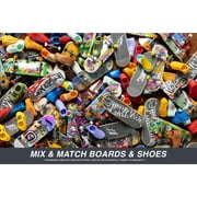 Hot Wheels Skate Tony Hawk Fingerboard & 1 Pair of Skate Shoes (Styles & Colors May Vary, Items May Not Be Pictured)