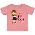 thumbnail image 3 of Inktastic Girls I Heart Violin Girls Baby T-Shirt, 3 of 5