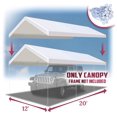 12'x20' Carport Canopy Tent Garage Replacement Top Tarp Car Shelter