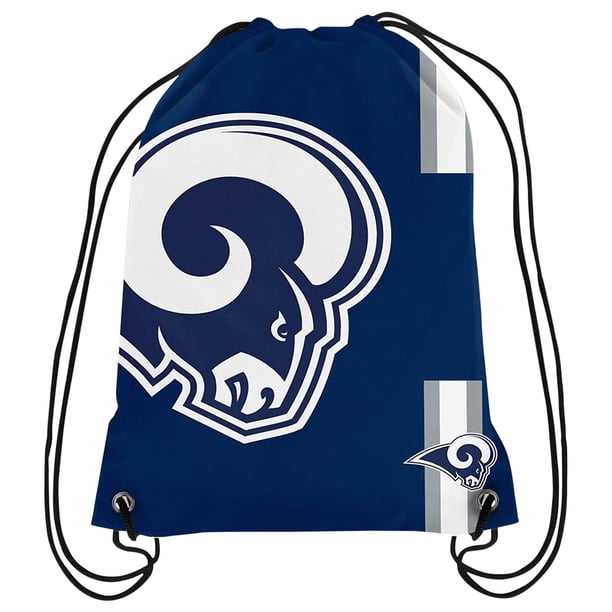 Mochila de Cordón Estándar Forever Collectibles LA Rams Azul Marino