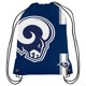thumbnail image 1 of Mochila de Cordón Estándar Forever Collectibles LA Rams Azul Marino, 1 of 1