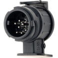 thumbnail image 2 of Adaptador de conector de remolque universal de 13 pines a 7 pines, color negro, compatible con automóviles, remolques, camiones y caravanas, 2 of 5