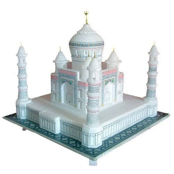 eSplanade Marble India Souvenir Collectible Handicraft Taj Mahal / Tajmahal Building Replica Model Statue Miniature