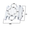 thumbnail image 2 of For Yikong Yk4082 Yk4102 Yk4103 Metal Center Transmission Skid Plate Gearbox Mount 1/8 1/10 Rc Craw Black, 2 of 5