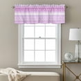 thumbnail image 3 of Purple Pink Boho Kitchen Curtain Valances for Windows Farmhouse Short Curtains, Vintage Ethnic Tribe Abstract Art Rod Pocket Valance Curtain for Bedroom Cafe Living Room 60"x18", 3 of 8