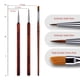 thumbnail image 4 of Pinceles de pintura Golden Maple Kolinsky Sable, 3 unidades, para acrílico, 4 of 8