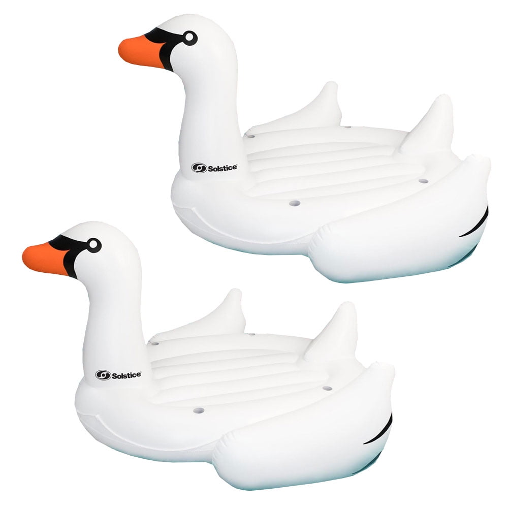 3-DAY FREE SHIPPING Swimline Large Jumbo Inflatable Giant Swan 