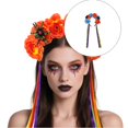 thumbnail image 2 of Glowing Spiders Headwear Halloween Flexible Headpiece Reusable Headwear Costume Party Supply Style 6, 2 of 4