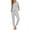 Light Gray Star, variant on Ekouaer Pajamas for Women Set 2 Piece Lounge Set Short Sleeve Pjs Joggers Long Pants Sleepwear with Pockets