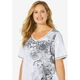 thumbnail image 4 of Catherines Women's Plus Size Placement Print Tee, 4 of 6