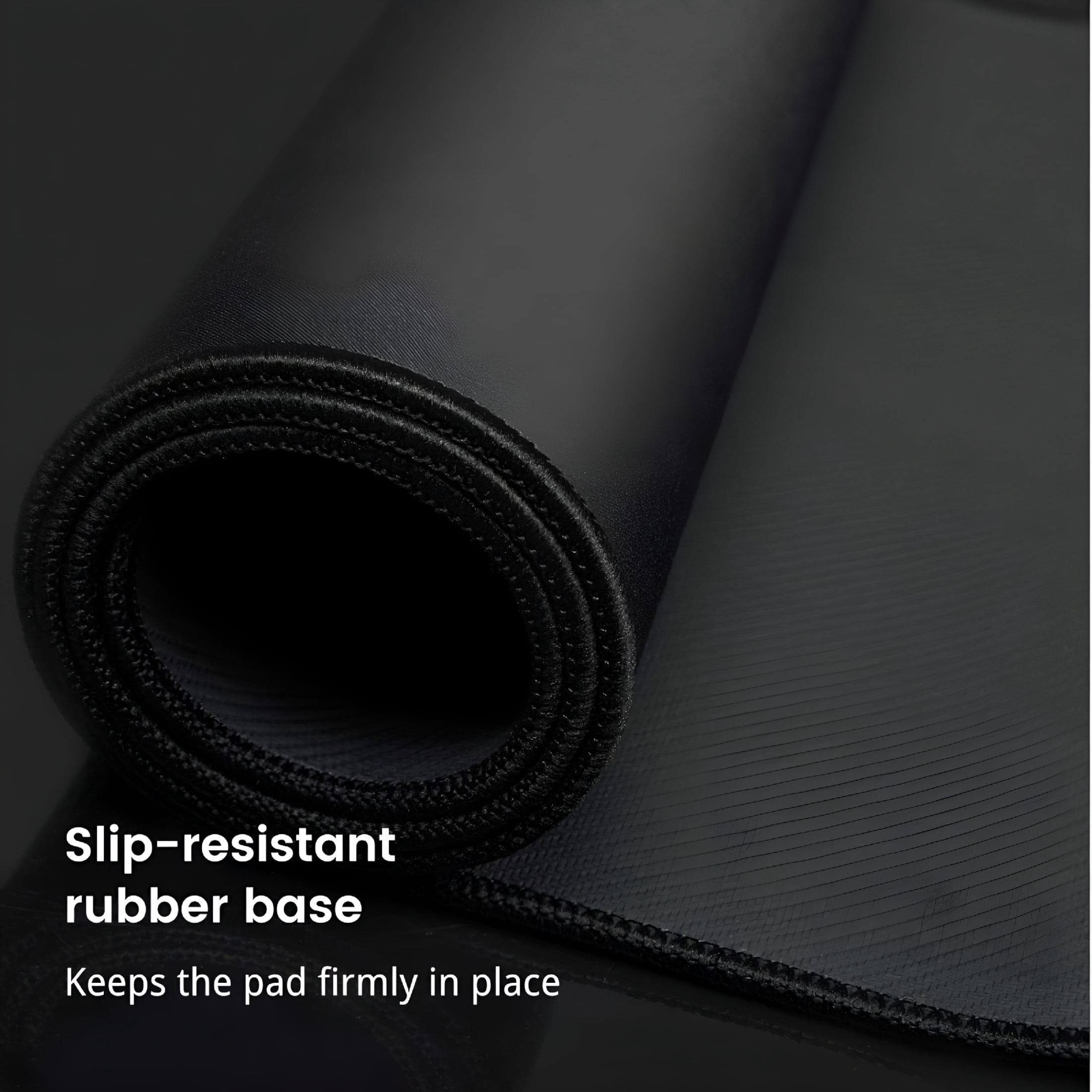 GJX Large Gaming Mouse Pad,Waterproof Extra Large Big Mouse Pad with Stitched Edge,Xxl Non-Slip Black Computer Long Mousepad Desk Mat for Gamer,Office&Home,Black