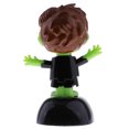 thumbnail image 3 of Animal artificial del bailarín del juguete de Bobble Head para el interior del coche de Green Face Ghost Sunnimix Cute Bobble Toy, 3 of 7
