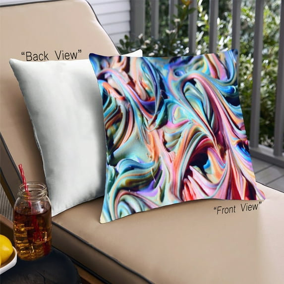 Ahgly Company Culture Pride Outdoor Throw Pillow, 18 inch by 18 inch