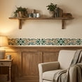 thumbnail image 7 of 8PCS Border Stencil Craft Paint Template Reusable Floral Corner Design for Wood Wall Fabric Furniture DIY Art Decor,K-8PCS, 7 of 7