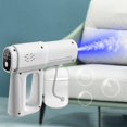 thumbnail image 4 of 380ml Handheld Nano Sanitizer Spray Fogger - Spray, luz azul, USB inalámbrico, rociador eléctrico para jardín, viaje, hogar, hotel, oficina Gloria Nebulizador de luz azul, 4 of 9