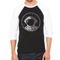 thumbnail image 1 of LA Pop Art Men's Raglan Baseball Word Art T-shirt - I Need My Space Astronaut, 1 of 2