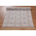 thumbnail image 4 of Casavani Traditional Dining room Cotton Rug, Brown 7x7 Ft, 4 of 6