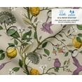 thumbnail image 2 of Soimoi 56 Inch Wide Polyester Canvas Fabric by 5 Yard - Bird Pattern - Beige - Water-Resistant Outdoor & Upholstery Material, 2 of 7