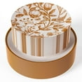 thumbnail image 6 of Crown Display 40-Piece Disposable Plates Set - White and Pomegranate Design - 20 Guests, 6 of 9