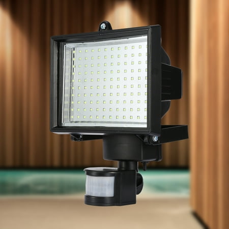 Zerone 120led Solar Ed Motion Sensor Flood Light Wall Mounted Spotlight With Pir Detector Security Outdoor Home