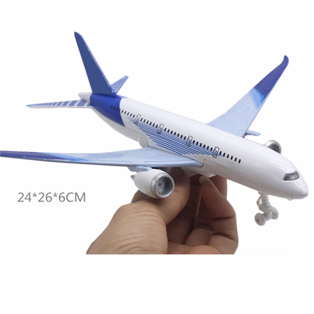 Avion Jouet Lumineux LED Avec Sons Réalistes - Bump And Go - Jouet Avion Pour Enfants Dès 3 Ans