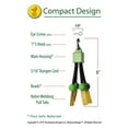thumbnail image 6 of Banana Bungee, Green Banana Fruit Under Cabinet Hanger, Hook Alternative Storage Solution, Screw Anchor, Patented, Made in USA, 6 of 9