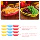 thumbnail image 5 of unbranded 12Ud Cestas Plásticas Reutilizables Para Comida Rápida Multicolor Para Frituras Snacks Y Organización, 5 of 5