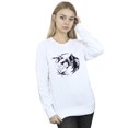 thumbnail image 2 of Netflix Womens The Witcher Wolf Logo Infill Sweatshirt, 2 of 3