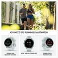 thumbnail image 6 of Garmin 010-02970-01 Forerunner 570 - 42mm GPS Smartwatch Aluminum and Whitestone/Blue Band Bundle with Deco Essentials Charging Dock, Silicone Dust Cover 3 Pack and USB Type C Charging and Sync Cable, 6 of 11