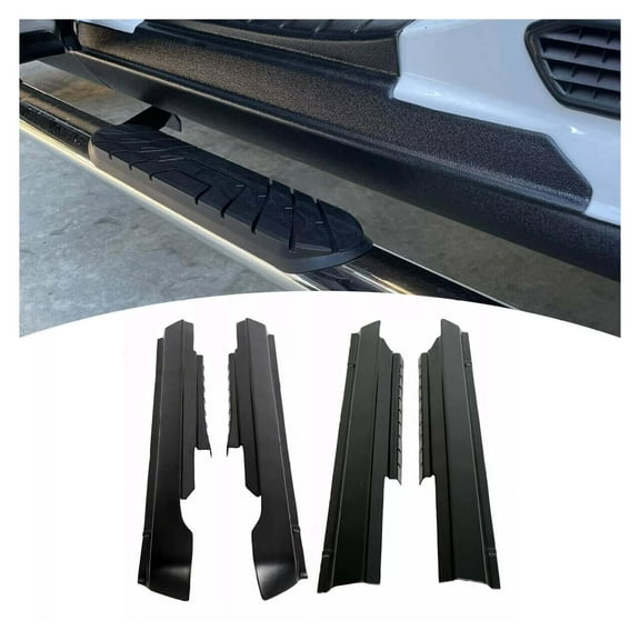 WaiRitoday Compatible with 14064 Rocker Panel Sill Plate Cover For 2009-2018 Dodge Ram Crew Cab