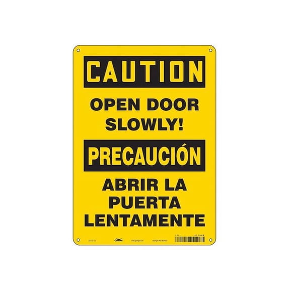 Condor Safety Sign,14 in x 10 in,Polyethylene 471X28