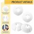 thumbnail image 3 of EcoNesxp 15mm Diameter Hose White Case Pack Plastic Radiator Hose Cap Radiator Hose Clamp Pipe Clamp for, 3 of 5