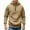 Khaki, variant on Boys Half Zip Hoodies Cotton Pullover Crewneck Sweatshirt Long Sleeve Hooded Sweatshirts with Pockets Athletic Fleece Hoodie