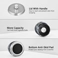 thumbnail image 3 of Yayeee Ashtray with Lid for Cigarette Smokeless Stainless Steel Home Ash Holder, Astronaut with Beer, 3 of 7